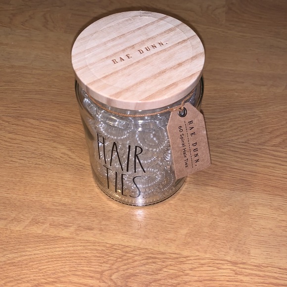 Rae Dunn Accessories Nwt Rae Dunn Hair Ties Jar Poshmark